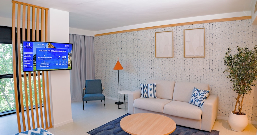 Junior suite Lujo 1 Cama doble del hotel Isla Mallorca and Spa. Foto 1