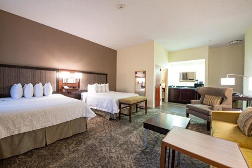 Suite Estudio Doble con sofá cama - 1 cama grande del hotel Hampton Inn and Suites Rockville Centre. Foto 5