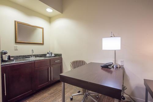 Suite Estudio Deluxe con sofá cama - Cama extragrande - No fumadores del hotel Hampton Inn and Suites Rockville Centre. Foto 3