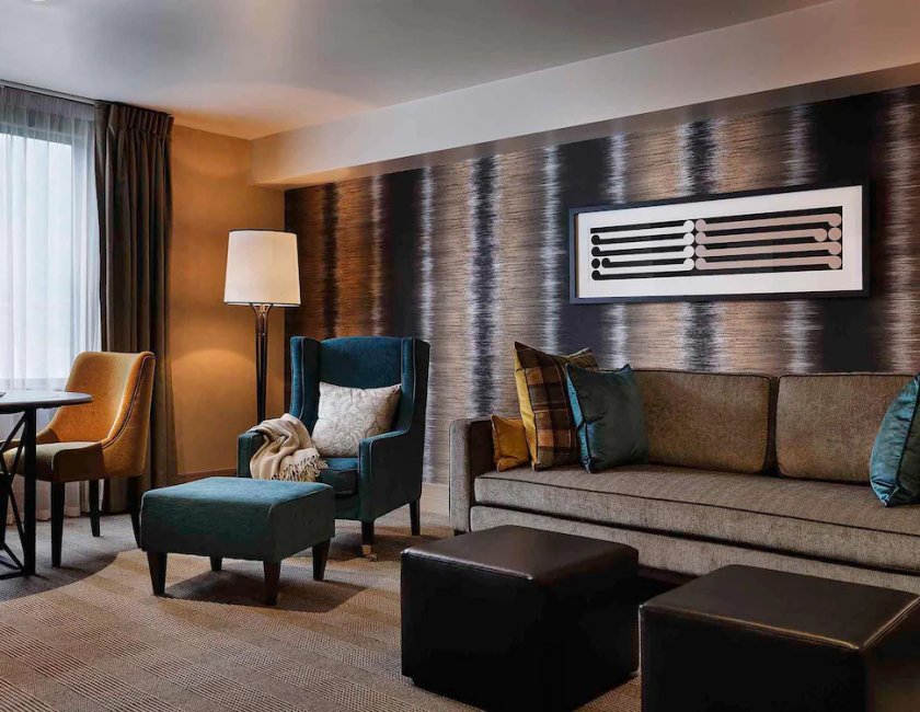 Suite Lujo Vista Lago 1 Cama king 1 habitación del hotel St Moritz, Queenstown - Mgallery. Foto 9