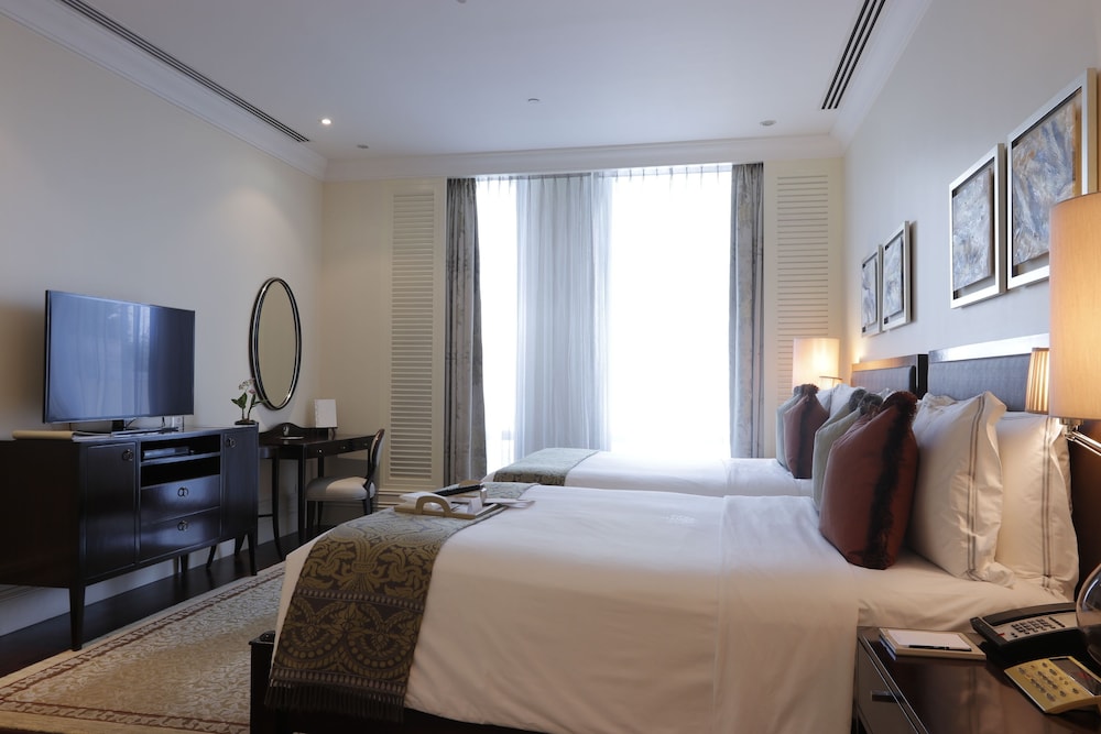 Suite Artists 2 Camas Queen del hotel Raffles Makati. Foto 1