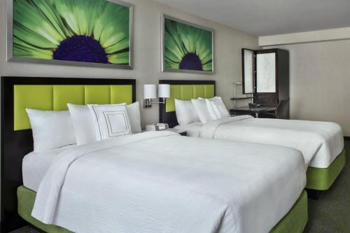 Estudio con 2 camas dobles del hotel Springhill Suites Midtown Manhattan/fifth Avenue