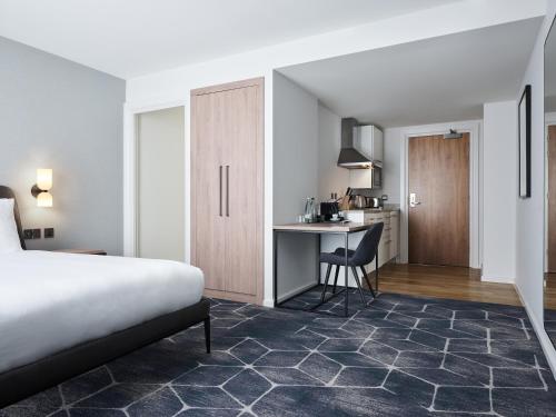 King Studio with Olympic Park View del hotel Hyatt House London Stratford. Foto 3