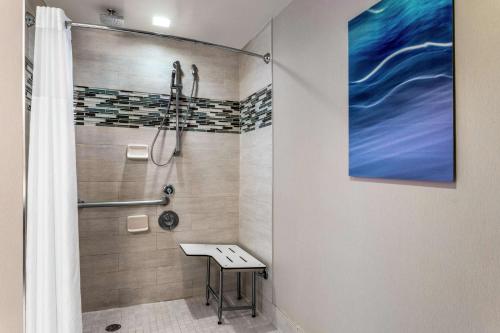 Estudio Extragrande con 2 camas grandes y ducha accesible en silla de ruedas - Adaptado para personas con discapacidad del hotel Homewood Suites New York/midtown Manhattan Times Square South
