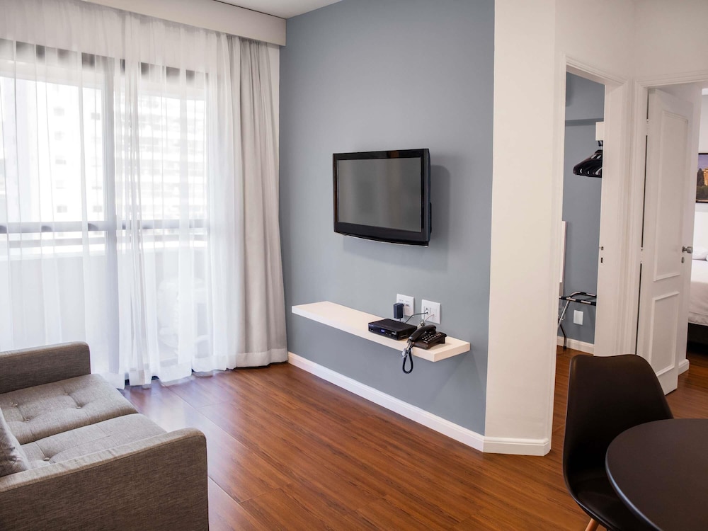 Apartamento accesible con dos habitaciones y cocina equipada del hotel Adagio Sao Paulo Berrini. Foto 5