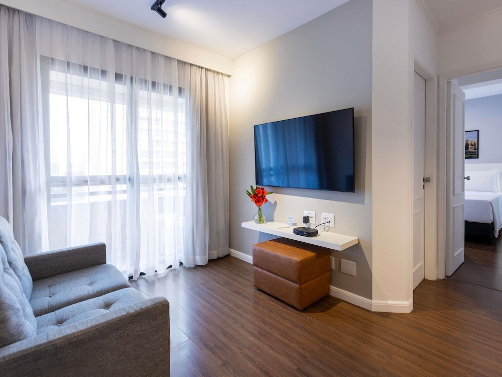 Apartamento Premium con dos habitaciones y cocina equipada del hotel Adagio Sao Paulo Berrini. Foto 3