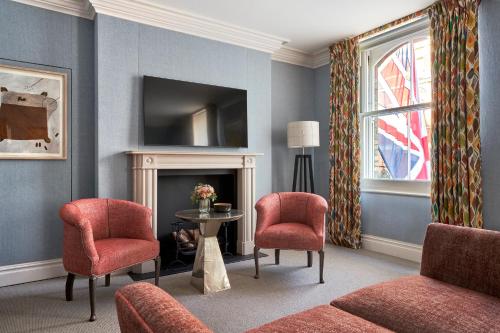 Habitación Deluxe del hotel Charlotte Street Hotel, Firmdale Hotels. Foto 9