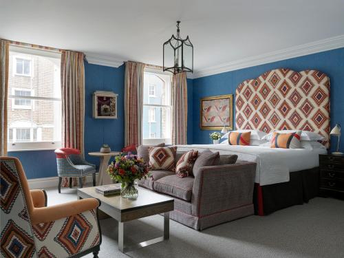 Suite Junior Deluxe del hotel Charlotte Street Hotel, Firmdale Hotels. Foto 1