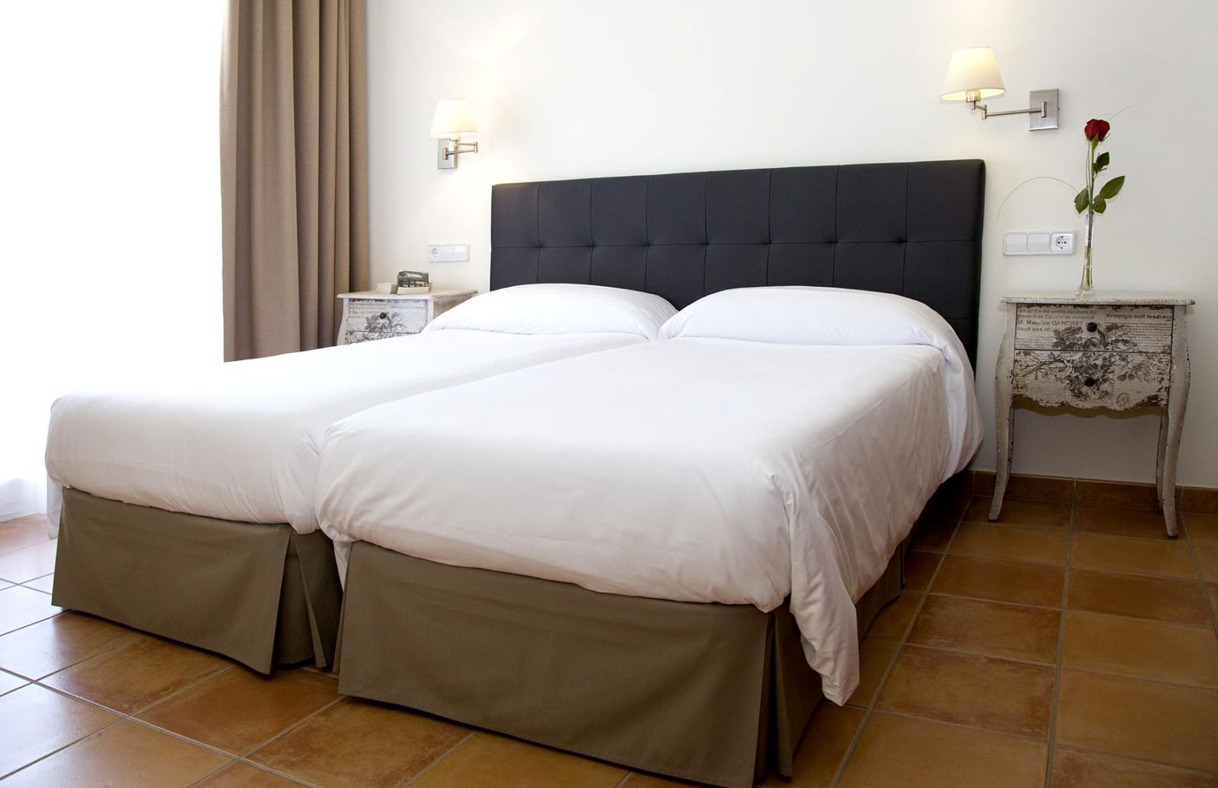 Habitación doble del hotel La Pergola Mallorca