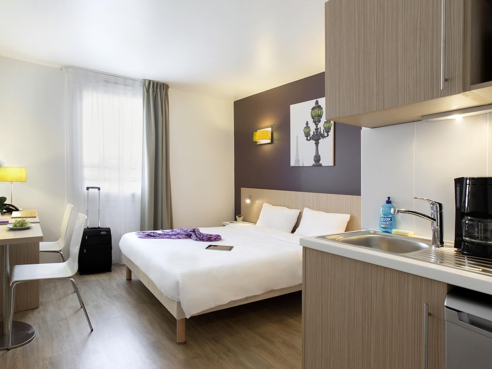 Estudio superior, 2 camas individuales del hotel Adagio Access Paris Clichy