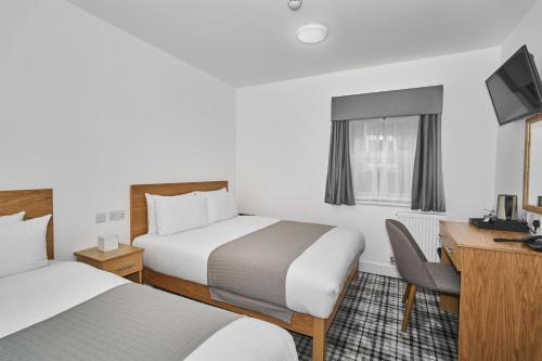 Habitación Doble Estándar - 2 camas - No fumadores del hotel Best Western Greater London. Foto 8