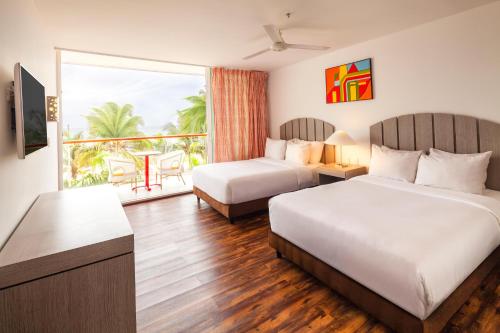 Habitación Doble con vistas al mar - 1 o 2 camas del hotel Decameron Isleño - All Inclusive