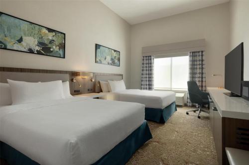 Habitación - 2 camas grandes - Adaptada para personas con discapacidad auditiva del hotel Hilton Garden Inn Riverhead