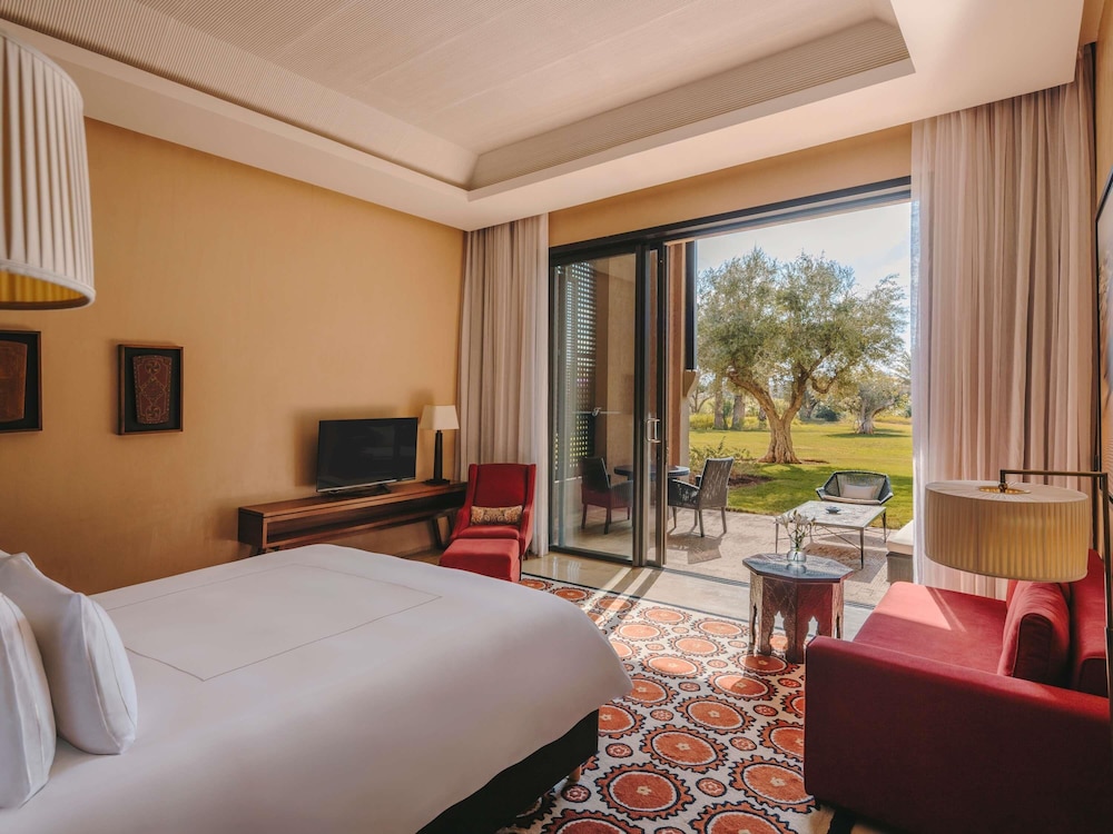 Junior Suite con vistas al jardín del hotel Fairmont Royal Palm Marrakech
