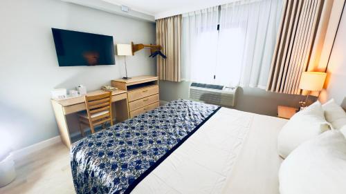 Habitación Estándar con cama doble del hotel Flushing Central. Foto 5
