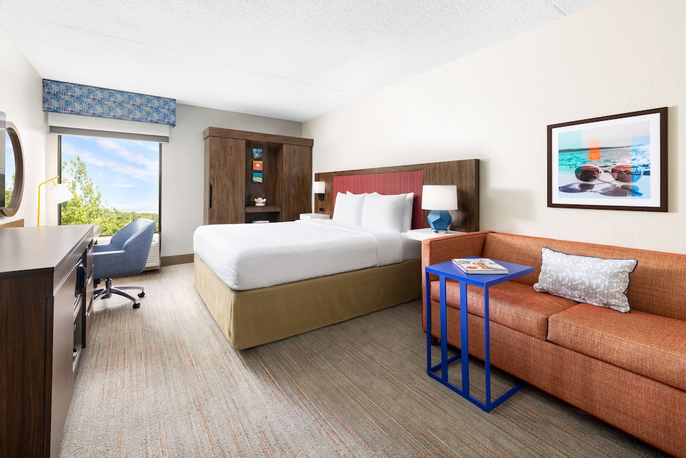 Estudio con 1 Cama King y Sofá Cama, No fumadores del hotel Hampton Inn Long Island/islandia. Foto 5