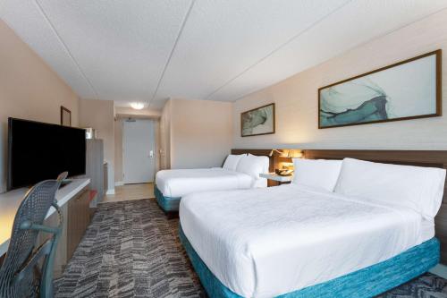 Habitación Doble Premium con 2 camas dobles del hotel Hilton Garden Inn Islip/macarthur Airport