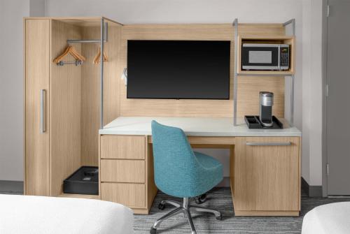 Habitación con 2 camas grandes del hotel Hilton Garden Inn New York/manhattan-midtown East. Foto 2