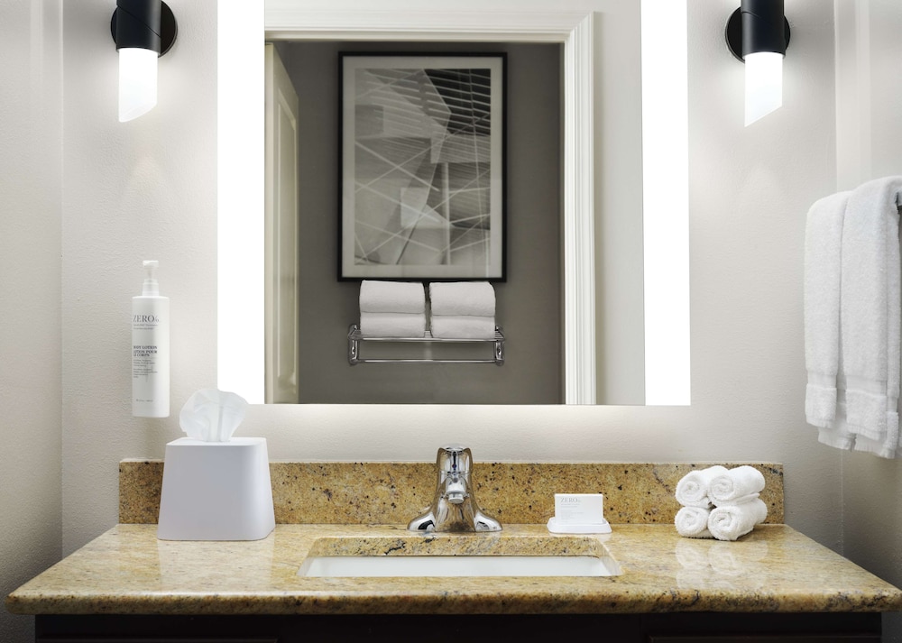 Suite, accesible para personas con discapacidad, bañera (Mobility/Hearing) del hotel Homewood Suites by Hilton Carle Place - Garden City, NY. Foto 8