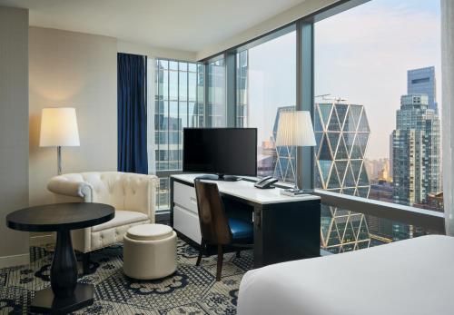 Estudio del hotel residence inn by marriott new york manhattan/central park. Foto 1