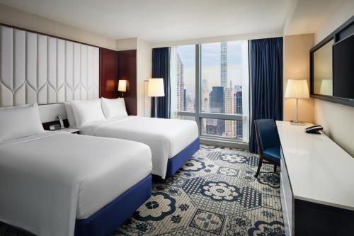 Estudio Deluxe con vistas a la ciudad del hotel residence inn by marriott new york manhattan/central park