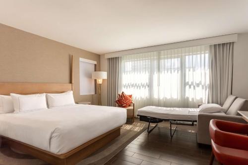 Habitación Doble Esquinera con vistas a la ciudad - Cama extragrande del hotel Hilton Cabana Miami Beach. Foto 1