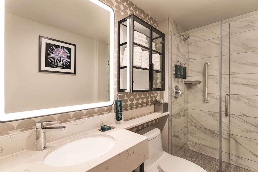 Suite estudio, 1 cama de matrimonio grande del hotel DoubleTree by Hilton New York Midtown Fifth Ave. Foto 14