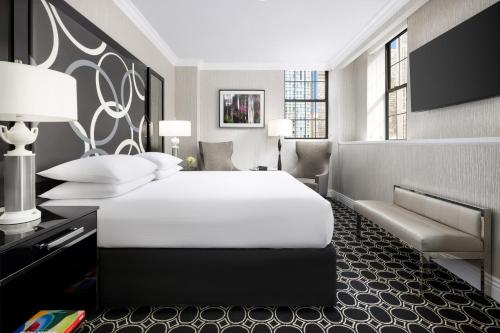 Habitación doble 1 Cama king del hotel The Muse New York, a Kimpton. Foto 4