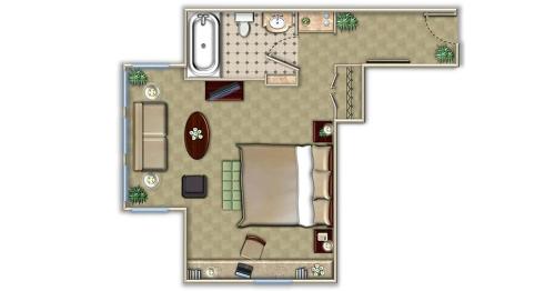 Suite Junior con una cama extra grande del hotel Library Hotel. Foto 1