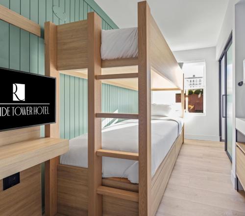 Alojamiento con vistas al parque - 2 camas del hotel Riverside Tower Hotel