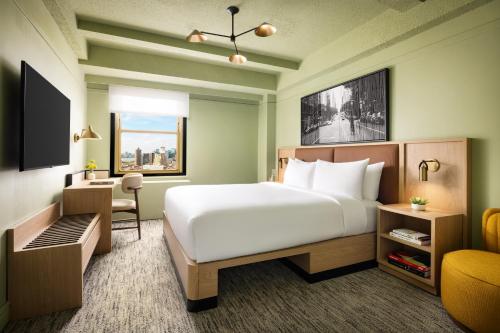 Suite con 1 dormitorio, cama extragrande y bañera - Adaptada para personas con movilidad reducida del hotel Row NYC