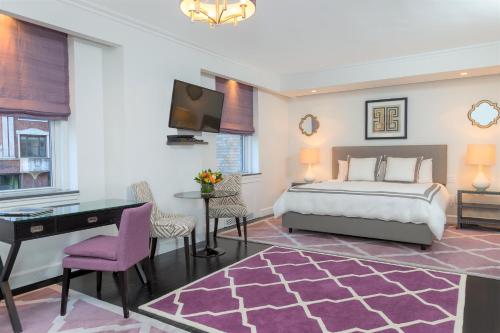 Estudio - 1 cama extragrande del hotel Lombardy Hotel. Foto 13