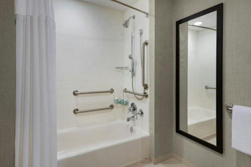 Suite de 1 dormitorio - 1 cama grande y 1 sofá cama - Adaptada para personas con discapacidad auditiva del hotel Residence Inn by Marriott Newark Elizabeth/Liberty International Airport
