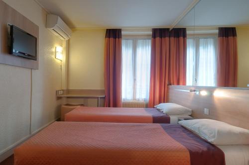 Habitación Doble - 2 camas del hotel De France Quartier Latin. Foto 9