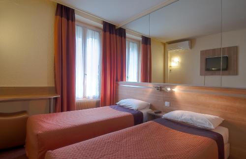 Habitación Doble - 2 camas del hotel De France Quartier Latin. Foto 10