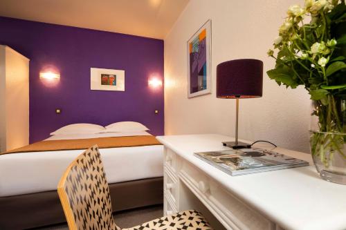 Habitación Doble del hotel Le Hameau de Passy. Foto 3