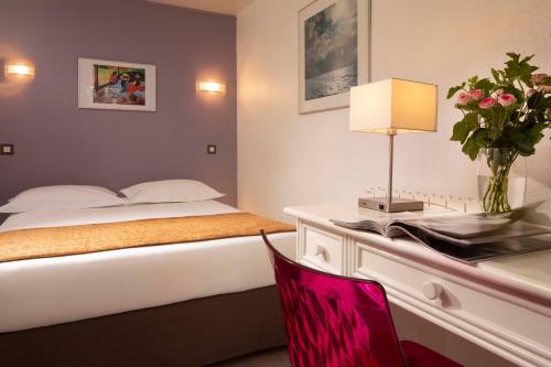 Habitación Doble del hotel Le Hameau de Passy. Foto 5