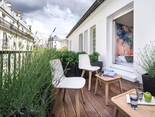 Habitación Clásica con terraza del hotel Max. Foto 1