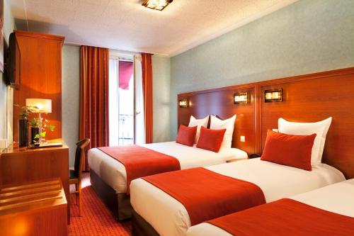 Habitación Cuádruple Confort del hotel Terminus Lyon. Foto 2