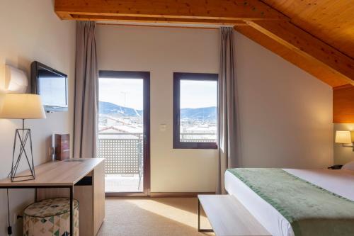 Habitación Doble - 1 o 2 camas del hotel and Spa Real Jaca. Foto 13