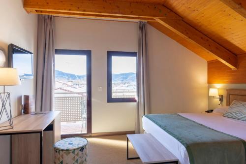 Habitación Doble - 1 o 2 camas del hotel and Spa Real Jaca. Foto 14