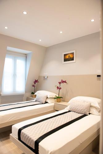 Estudio con 2 camas individuales del hotel NOX West Hampstead. Foto 6