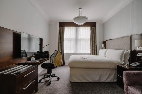 Habitación Estándar - 1 cama grande del hotel Club Quarters , Trafalgar Square. Foto 4