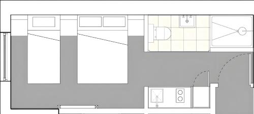 Estudio Triple del hotel MStay 39 Studios. Foto 22