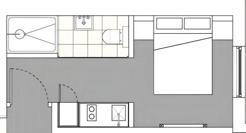 Estudio Doble del hotel MStay 39 Studios. Foto 19
