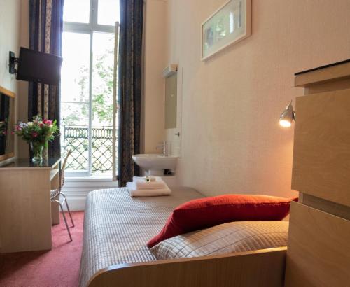 Habitación Individual Estándar con baño externo del hotel Euro