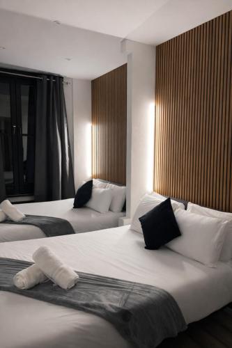 Habitación cuádruple del hotel Oyo Amsterdam