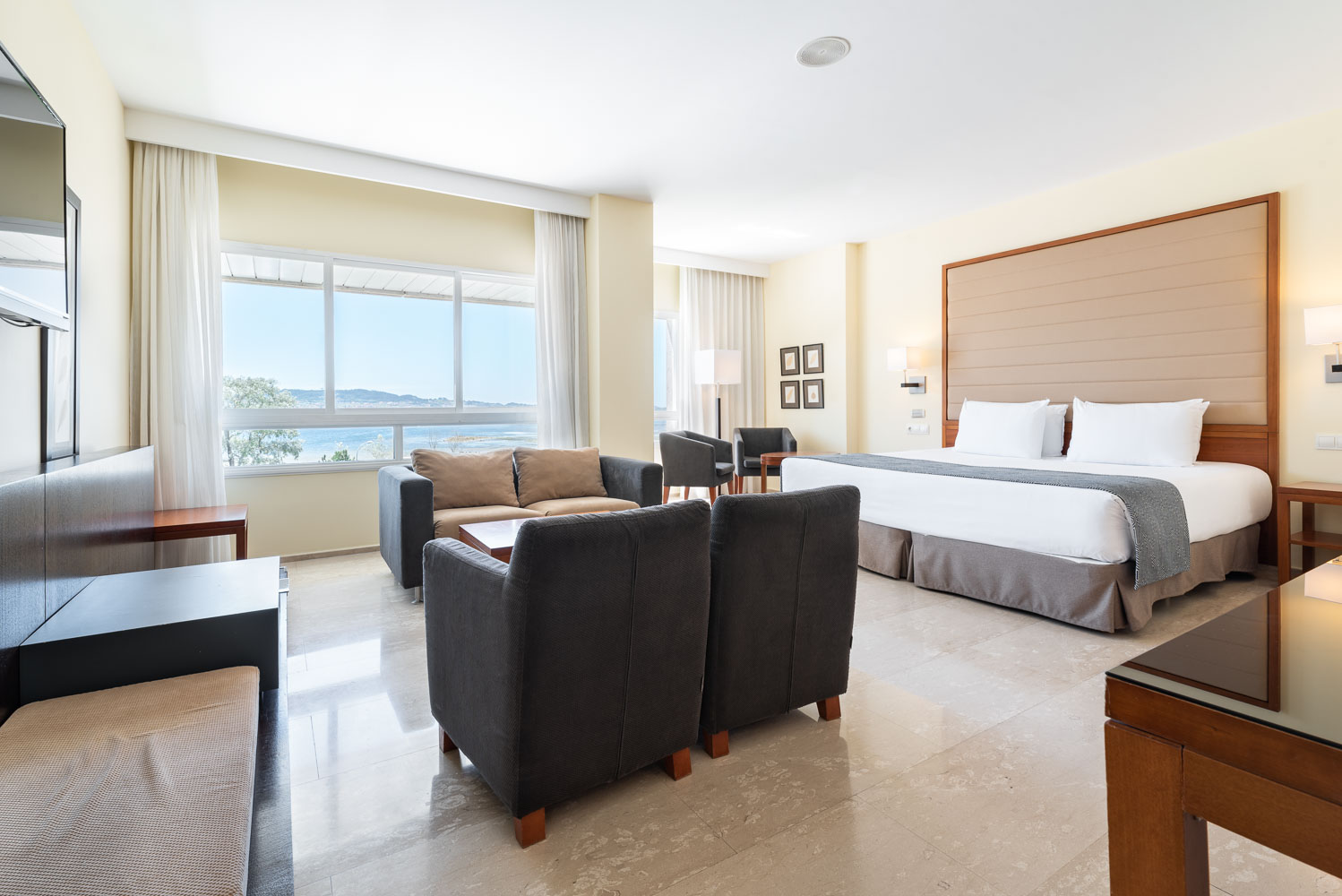 Junior suite del hotel Eurostars Isla de la Toja