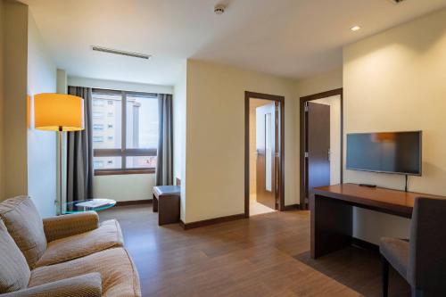 Suite Junior del hotel Coia De Vigo. Foto 3