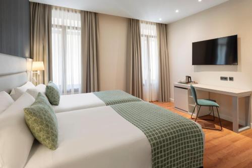 Habitación Doble - 1 o 2 camas del hotel Catalonia Plaza Mayor Salamanca. Foto 1